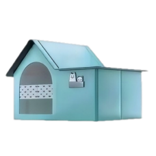 Lavish Pet Cozy House Medium Blue, CS2023000532, cat Scratching Furniture, Lavish, cat Housing Needs, catsmart, Housing Needs, Scratching Furniture